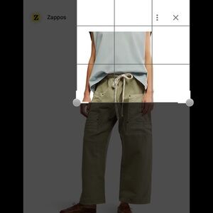 NWT Blank NYC Lightweight Denim Jeans brown barrel leg 34 street wear adj waist